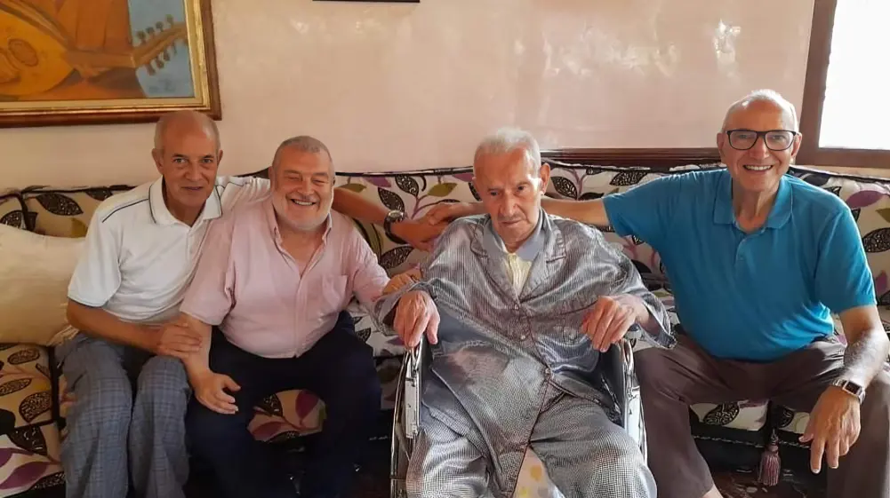 اخر صورة للموسيقار والملحن المغربي محمد بن عبد السلام