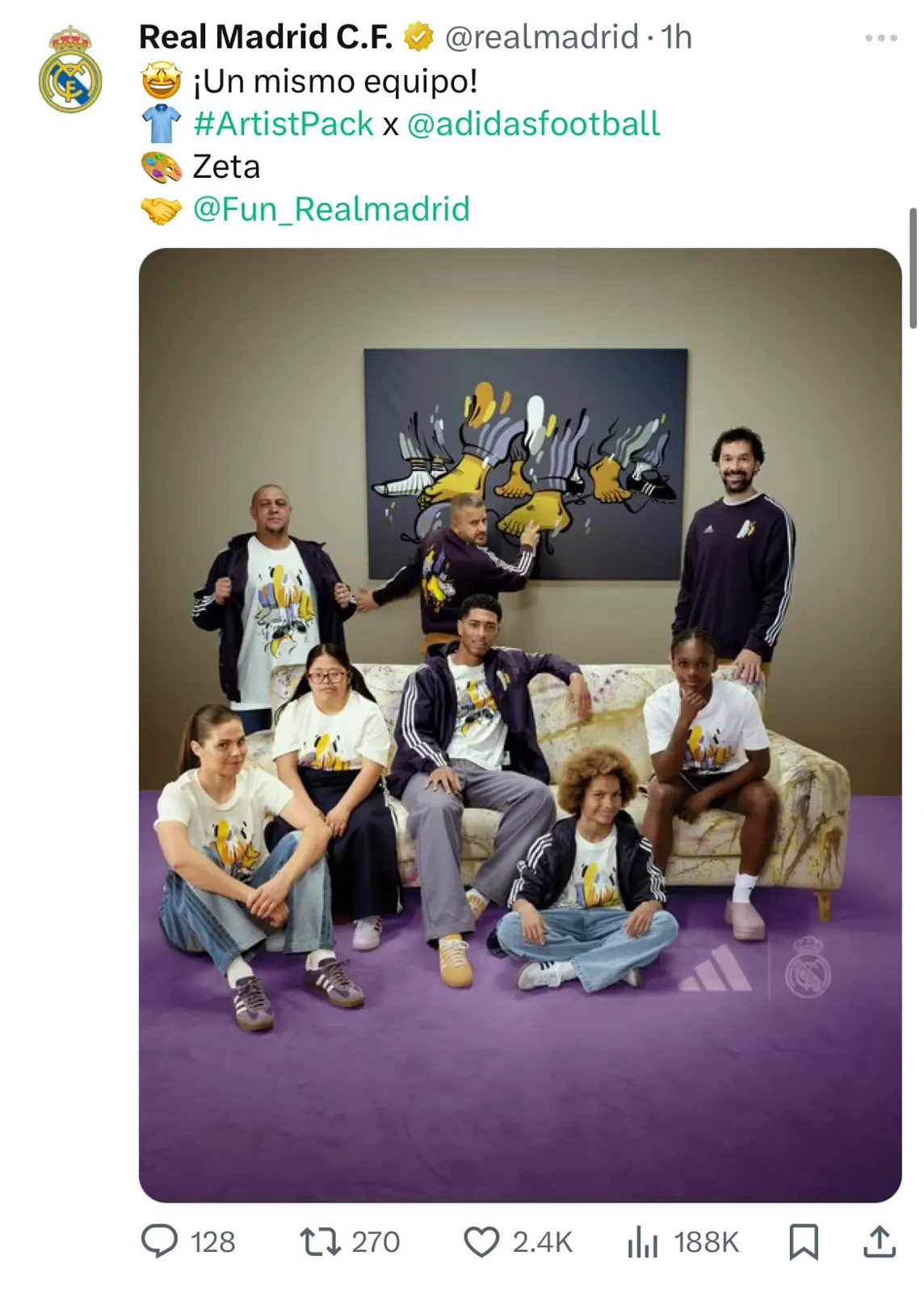 الصورة الرسمية من مدريد دون مبابي