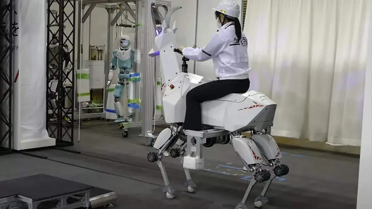 اليابان.. ابتكار "روبوت" قابل للقيادة يشبه "الماعز"