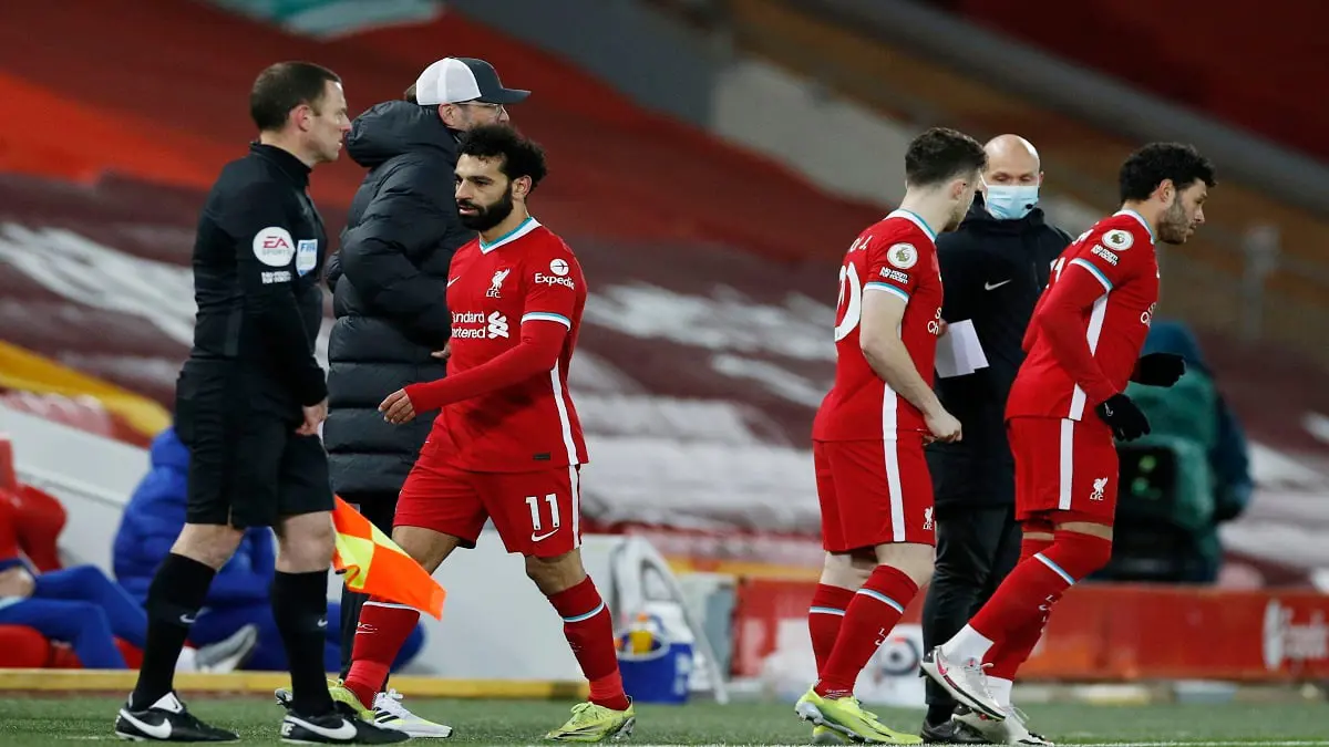 محمد صلاح يخرج حزينا أمام تشيلسي.. ورد فعل سريع من محاميه (شاهد)‎