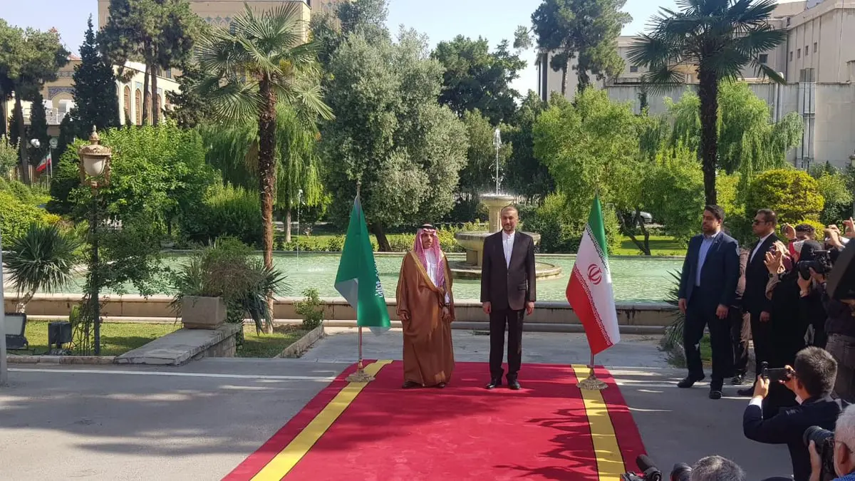  وزير الخارجية السعودي يصل طهران