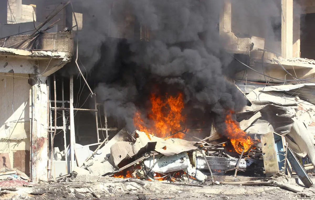 مقتل ثمانية أشخاص في تفجيرين منفصلين شمال سوريا