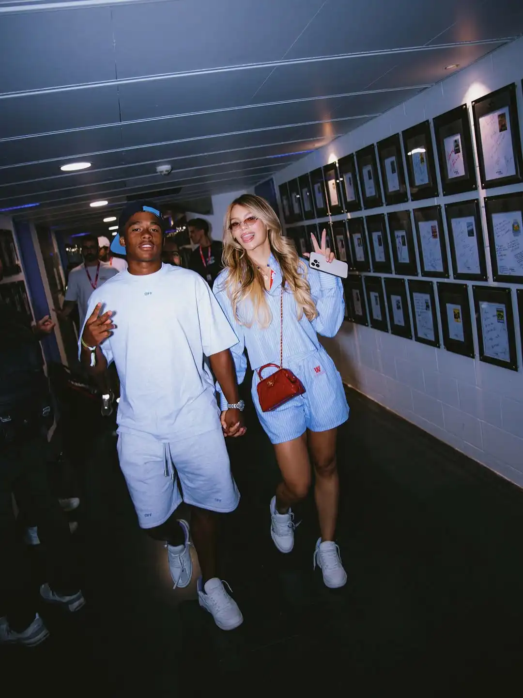 غابرييلي ميراندا مع إندريك نجم ريال مدريد