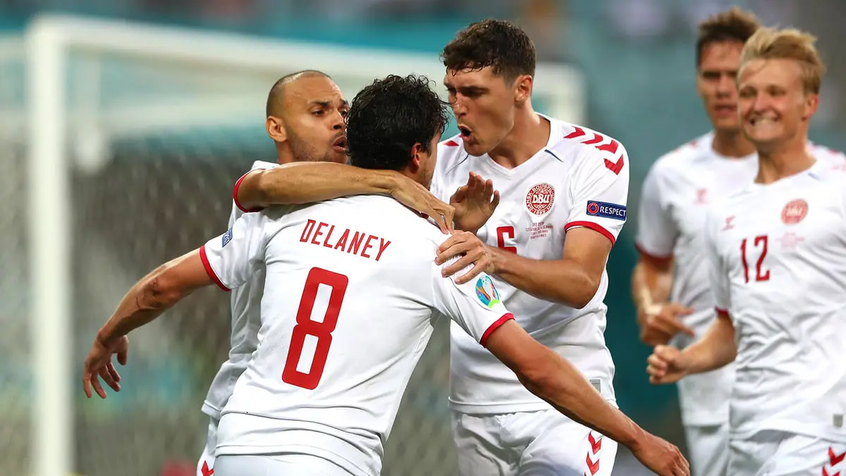 الدنمارك تعبر التشيك وتتأهل إلى نصف نهائي بطولة يورو 2020
