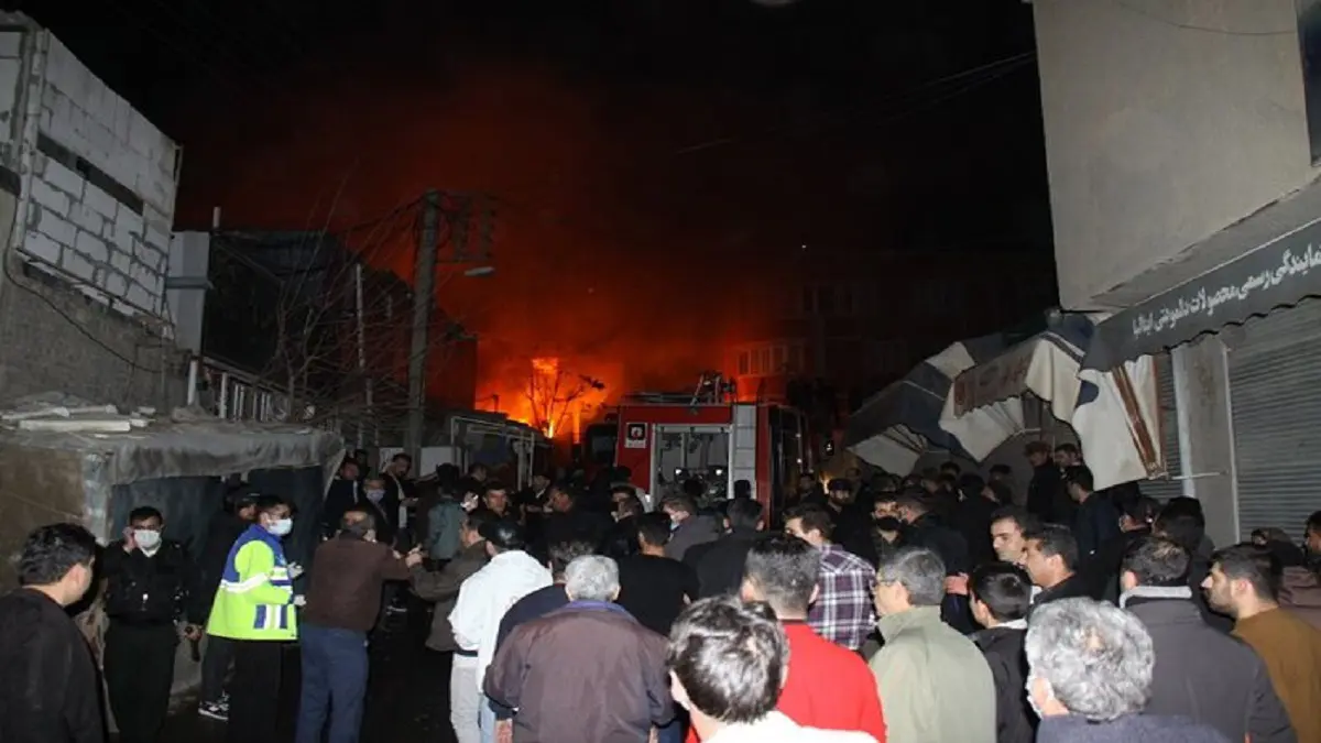 إيران.. حريق في مدينة مهاباد وانفجار في أردبيل يوقعان قتلى وجرحى (صور وفيديو)
