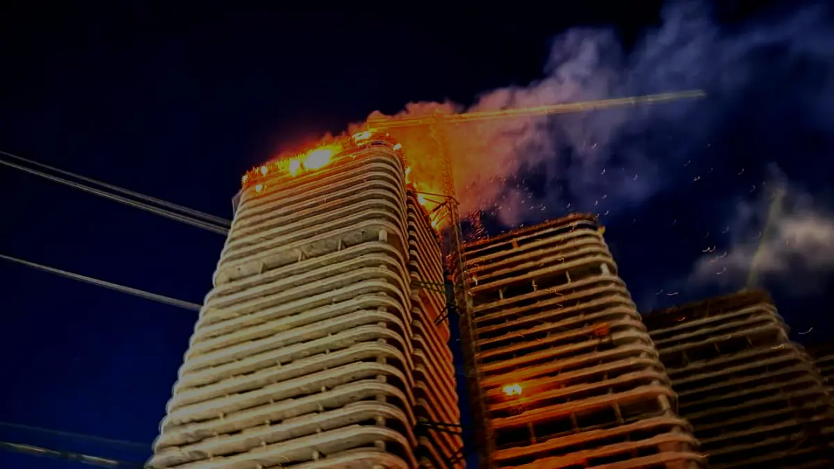 الثالث خلال 24 ساعة.. حريق ضخم في أربيل (فيديو)