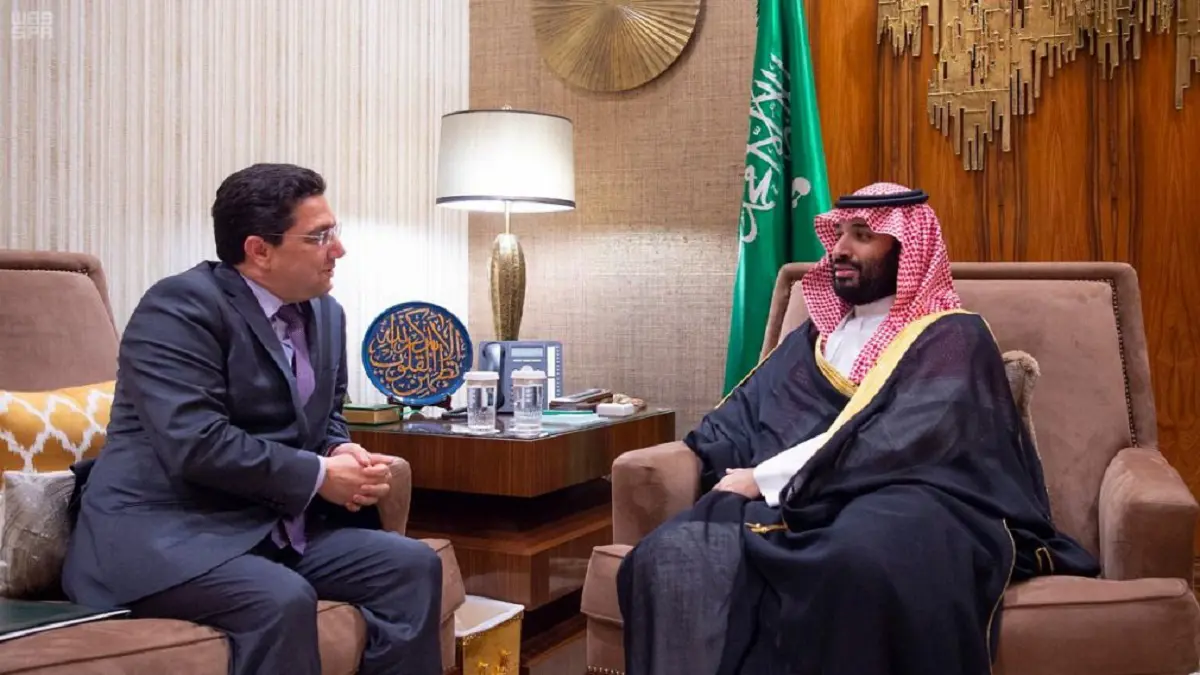 محمد بن سلمان يستقبل وزير الخارجية المغربي في الرياض