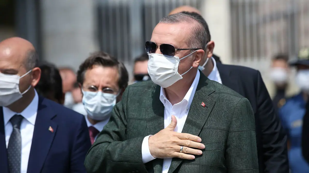 إعلام حكومي: أردوغان تعافى من كورونا‎‎
