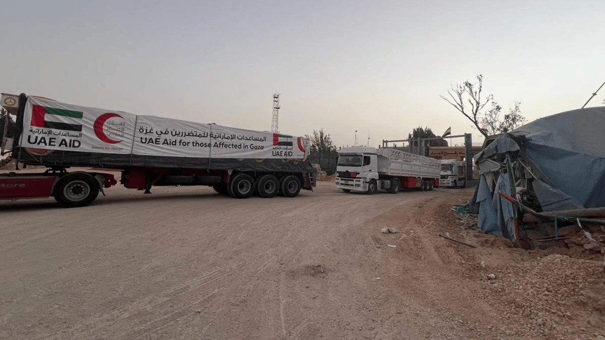 الأمم المتحدة تسلم أكبر شحنة مساعدات للفلسطينيين في شمال غزة