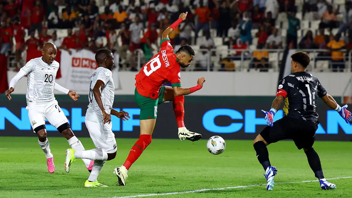 جنوب أفريقيا تُقصي المغرب وتتأهل إلى ربع نهائي أمم أفريقيا