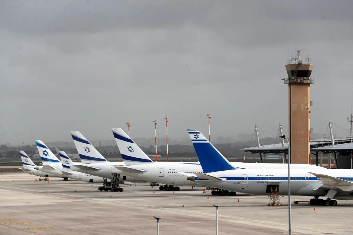 إلغاء عشرات الرحلات الجوية الدولية من وإلى تل أبيب