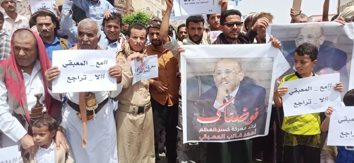 جانب من المظاهرات