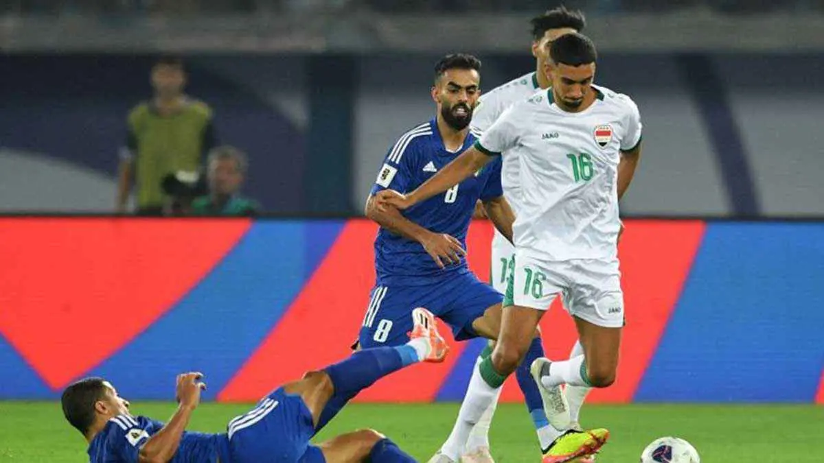 ملخص مباراة العراق والكويت في تصفيات كأس العالم 2026