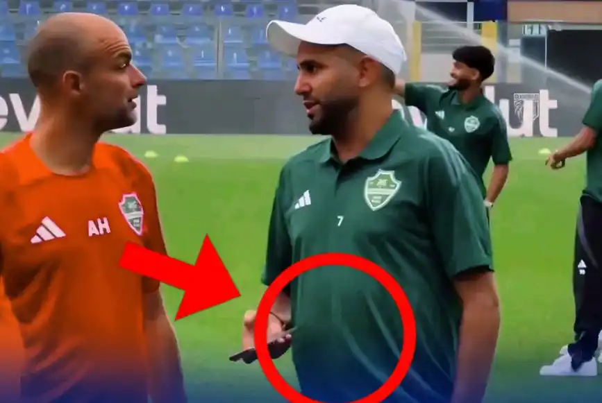 سخرية من وزن رياض محرز الزائد