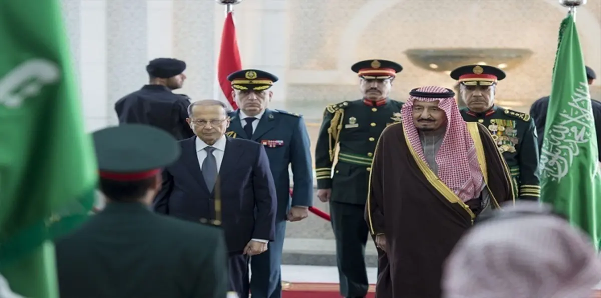 العاهل السعودي يستقبل الرئيس اللبناني ميشال عون