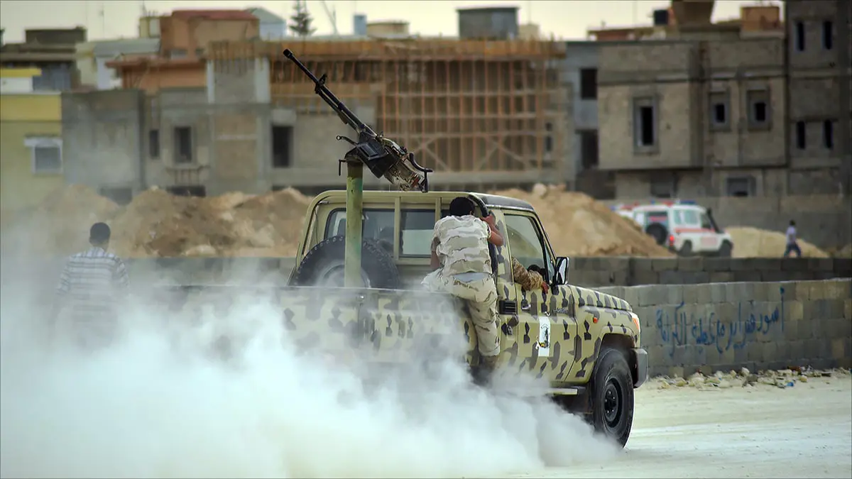 الجيش الوطني يشتبك مع عناصر داعش جنوب ليبيا