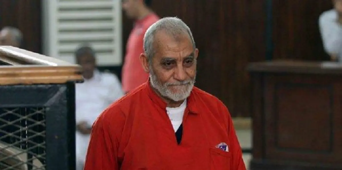 المؤبد لمحمد بديع في إعادة محاكمته بقضية "عمليات رابعة"