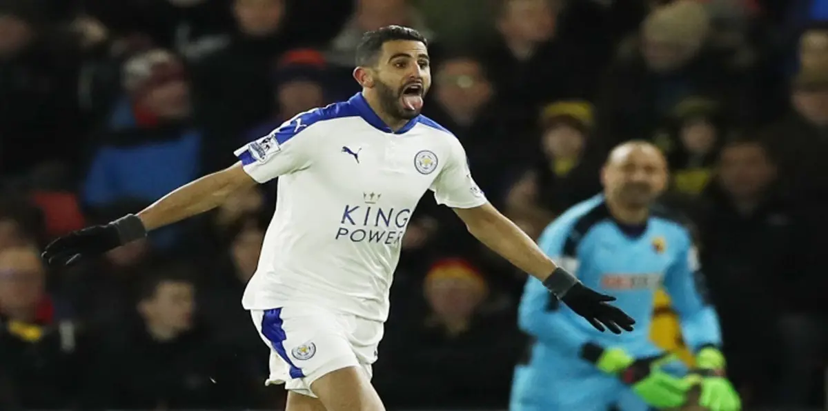 لاعب كبير يختار محرز لنيل جائزة الأفضل في الدوري الإنجليزي