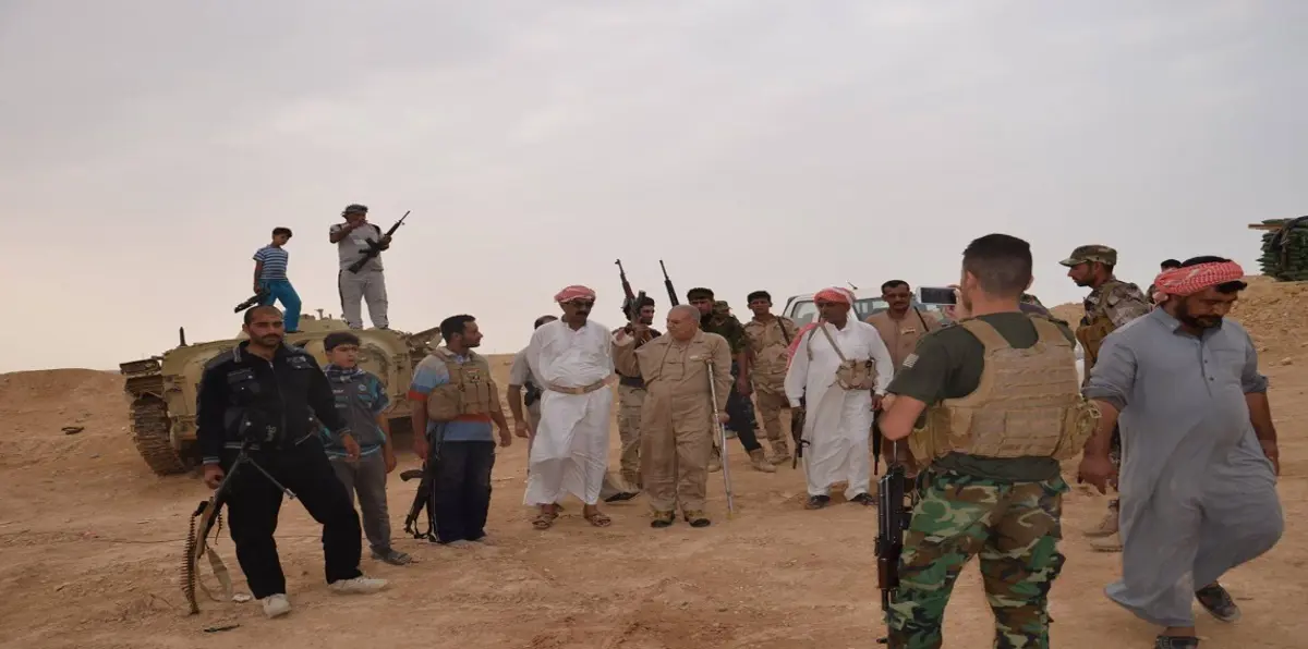 مقتل 2 من الحشد العشائري العراقي في انفجار بالفلوجة‎