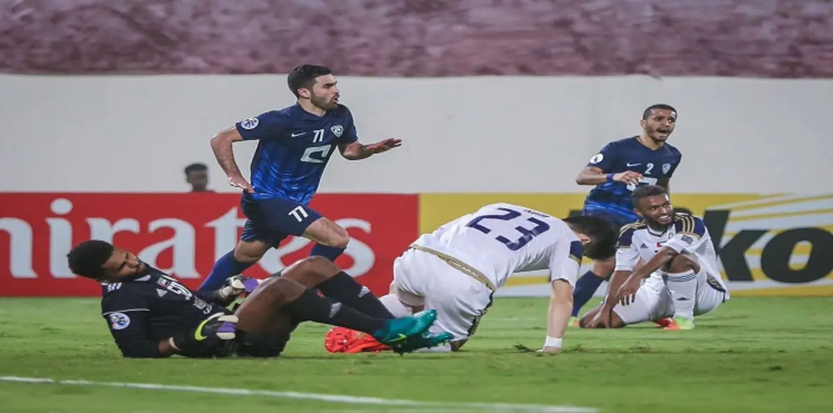 الهلال بعشرة لاعبين يتعادل 2-2 مع الوحدة في دوري أبطال آسيا (فيديو)