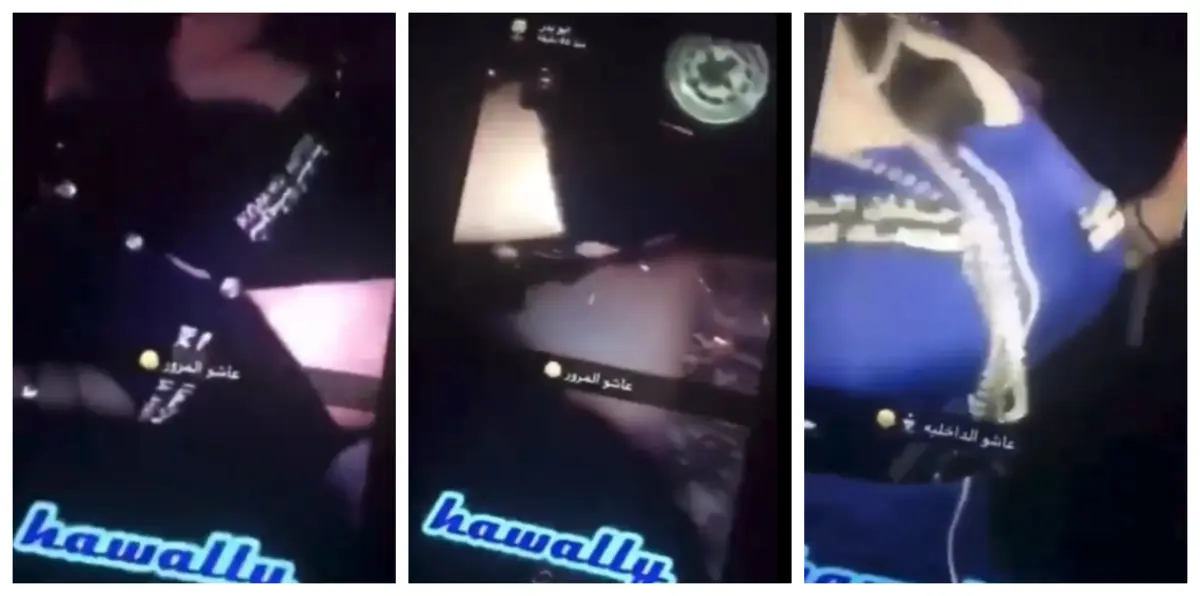 فتيات يظهرن بشارات للداخلية الكويتية وهنّ شبه عاريات (فيديو)