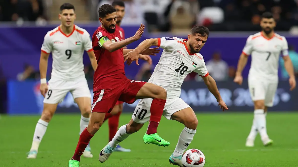 منتخب قطر يتجاوز فلسطين ويتأهل لربع نهائي كأس آسيا (فيديو)
