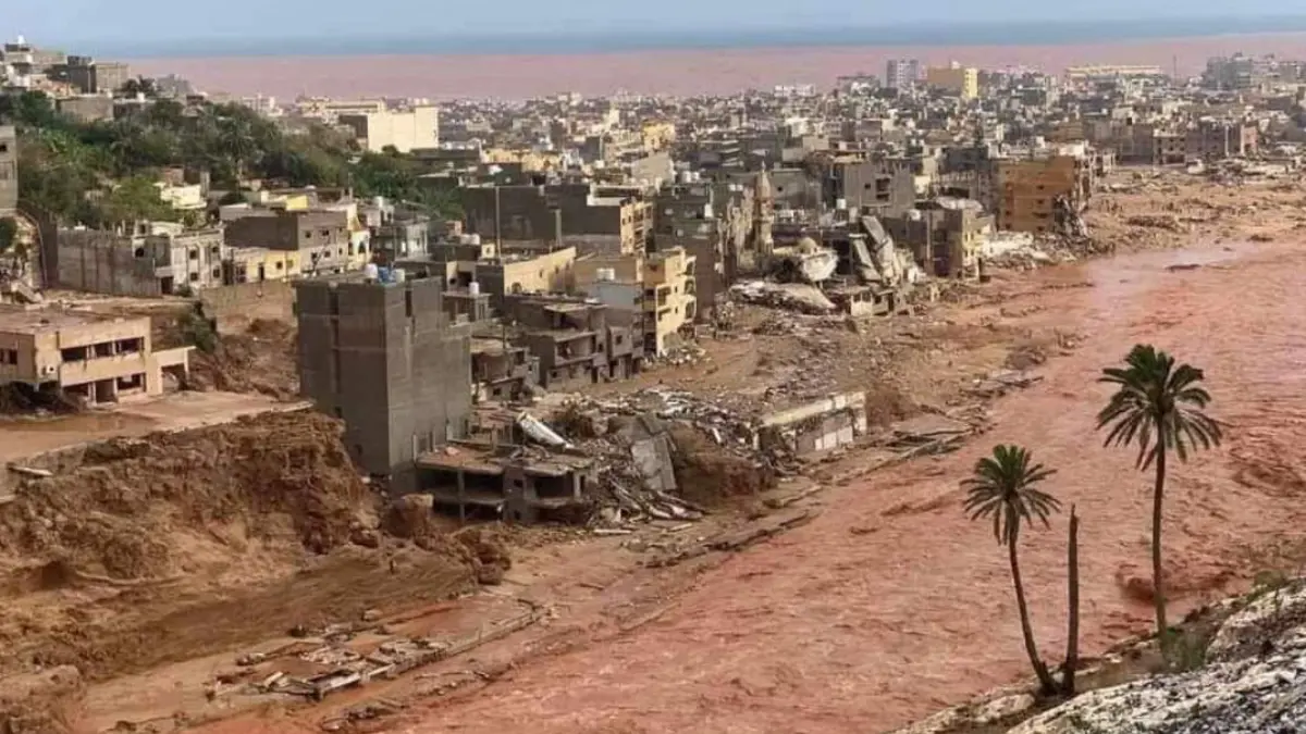 مقتل أكثر من 150 شخصاً في درنة الليبية بسبب الإعصار دانيال