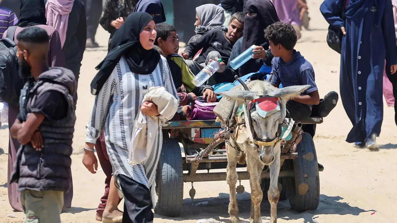 فلسطينيون في رفح