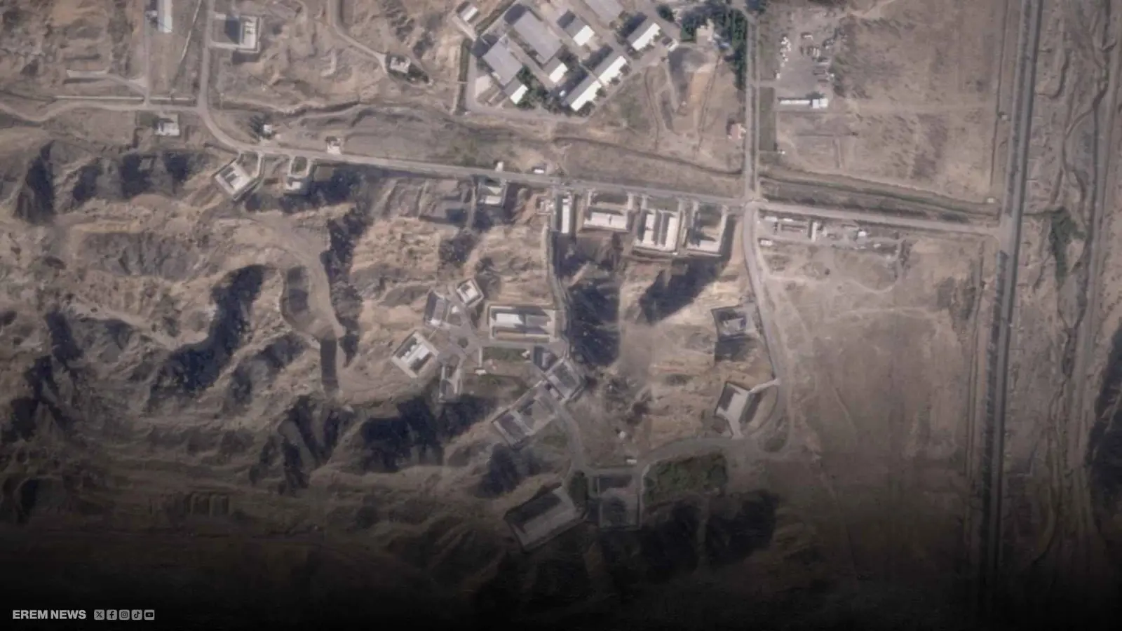 صورة ملتقطة بالأقمار الصناعية لمجمع بارشين الإيراني