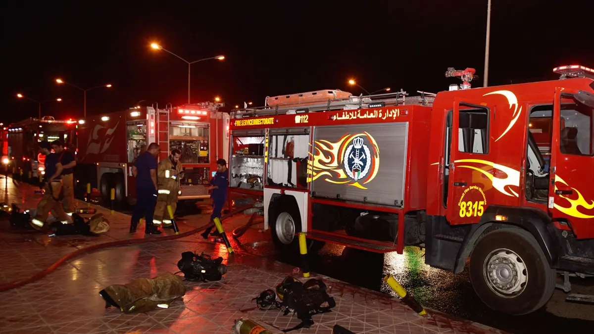 الكويت.. رواية شاهد كان بالقرب من موقع حريق صباح الأحمد الهائل‎