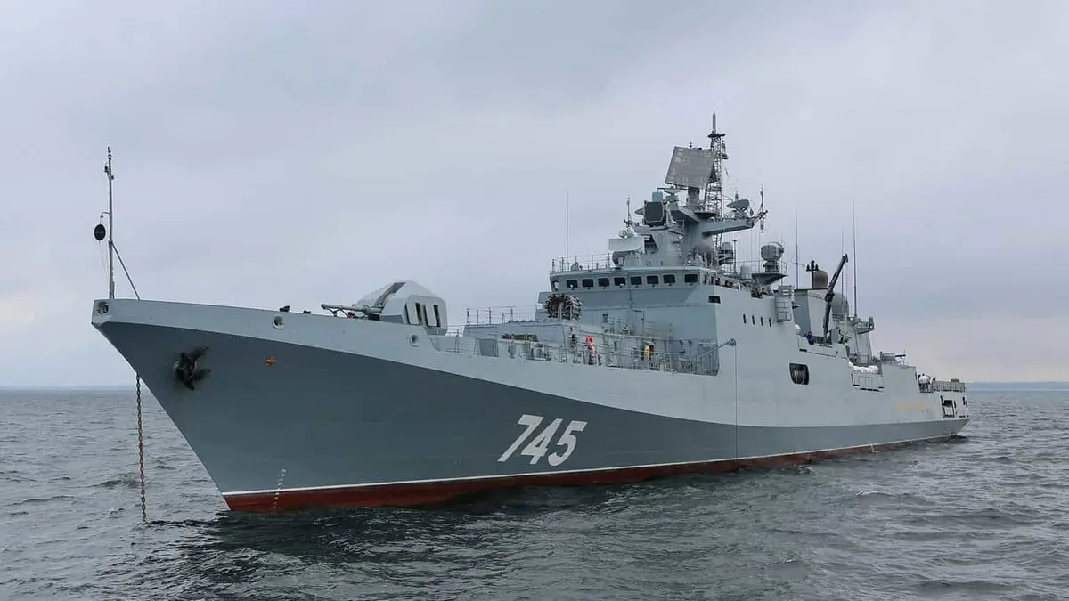 "الدفاع الروسية": الفرقاطة "جورشكوف" تختبر قدراتها في الأطلسي