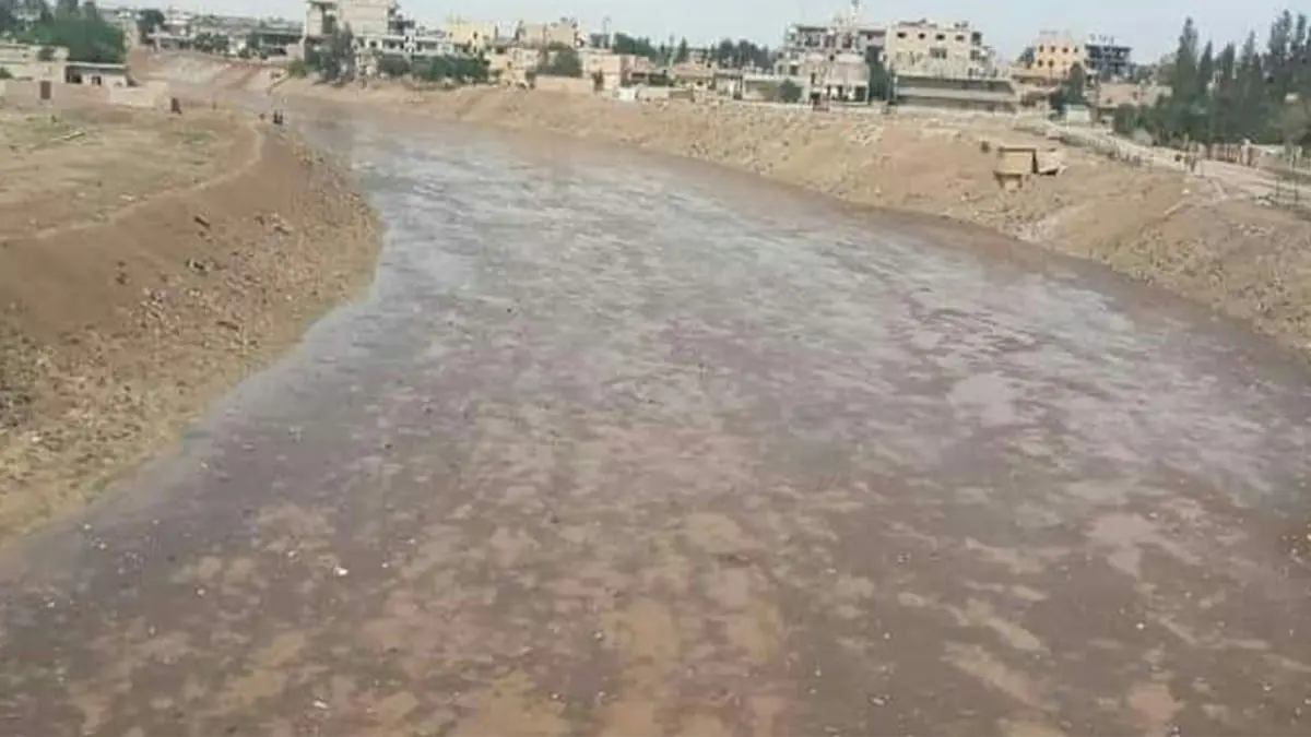 مخاطر صحية واقتصادية جراء حبس مياه نهر الخابور شمال سوريا