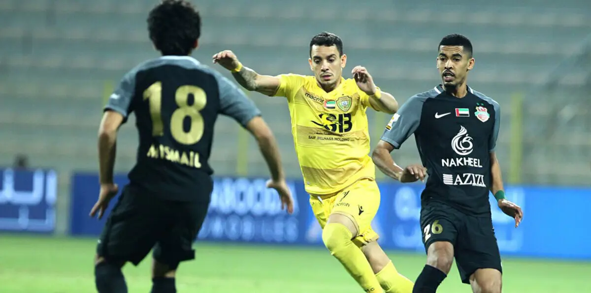 تعادل الوصل وشباب الأهلي دبي 2/2 في كأس الخليج العربي الإماراتي