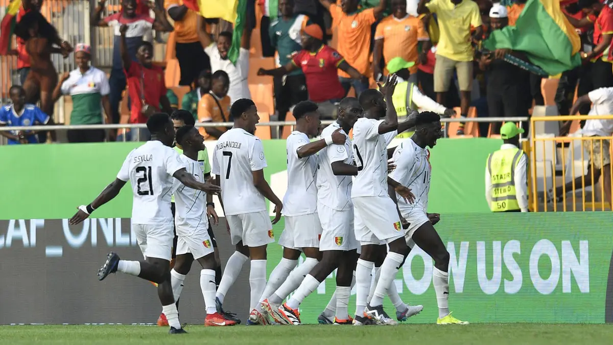 غينيا تعبر غينيا الاستوائية بهدف قاتل وتنتظر الفائز من مباراة مصر والكونغو