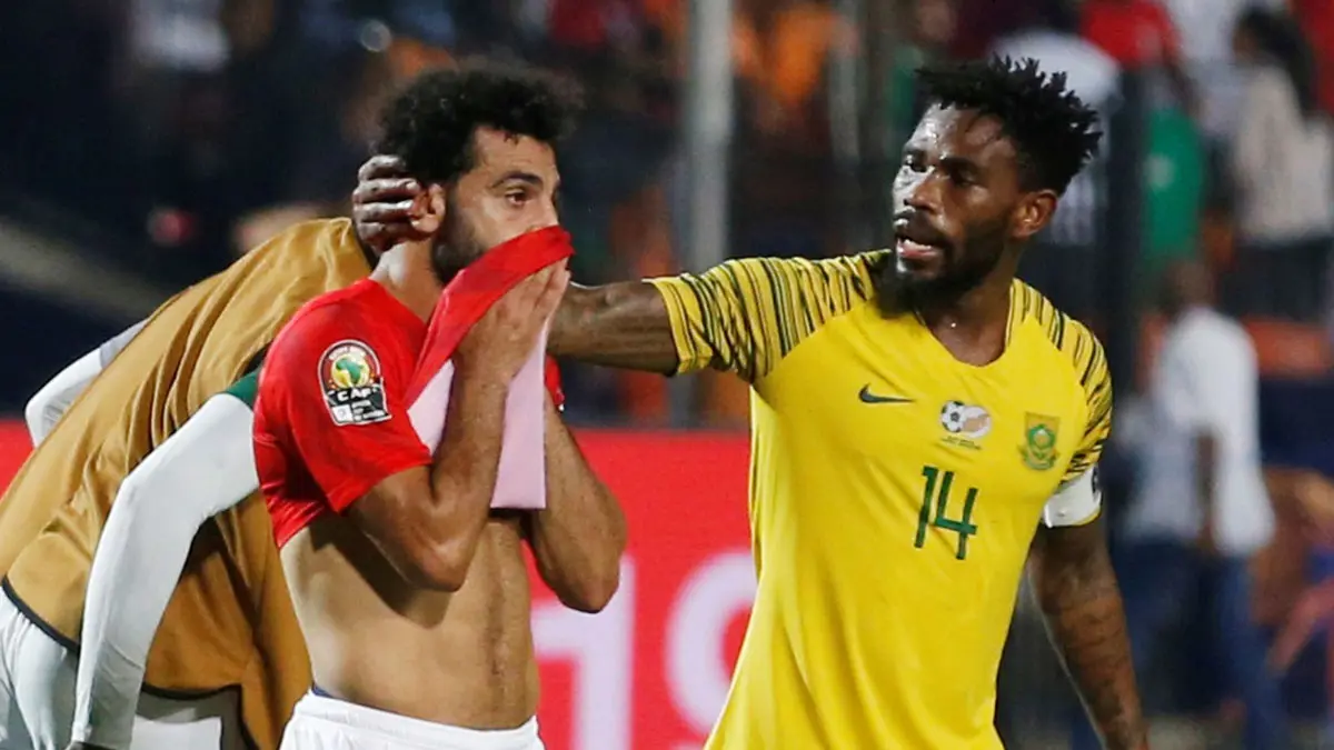 شاهد رد فعل محمد صلاح بعد خروج منتخب مصر من كأس الأمم الأفريقية (فيديو)