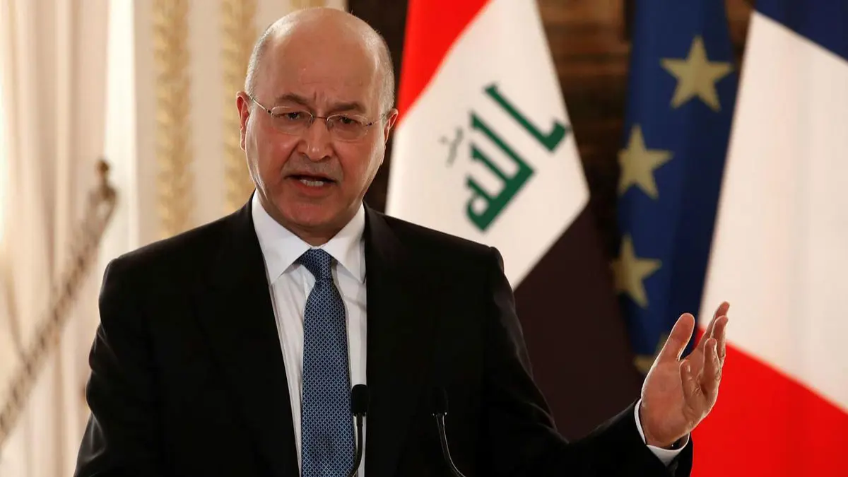 برهم صالح: نرفض أي تدخل خارجي في شؤون العراق