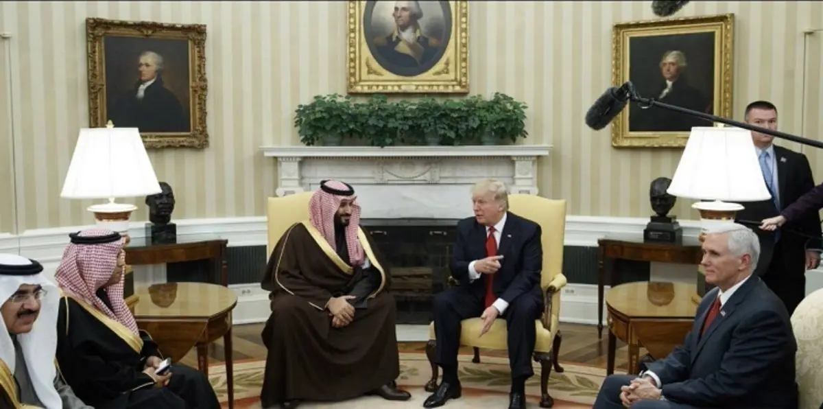 بالصور والفيديو.. كيف استقبل ترامب الأمير محمد بن سلمان؟