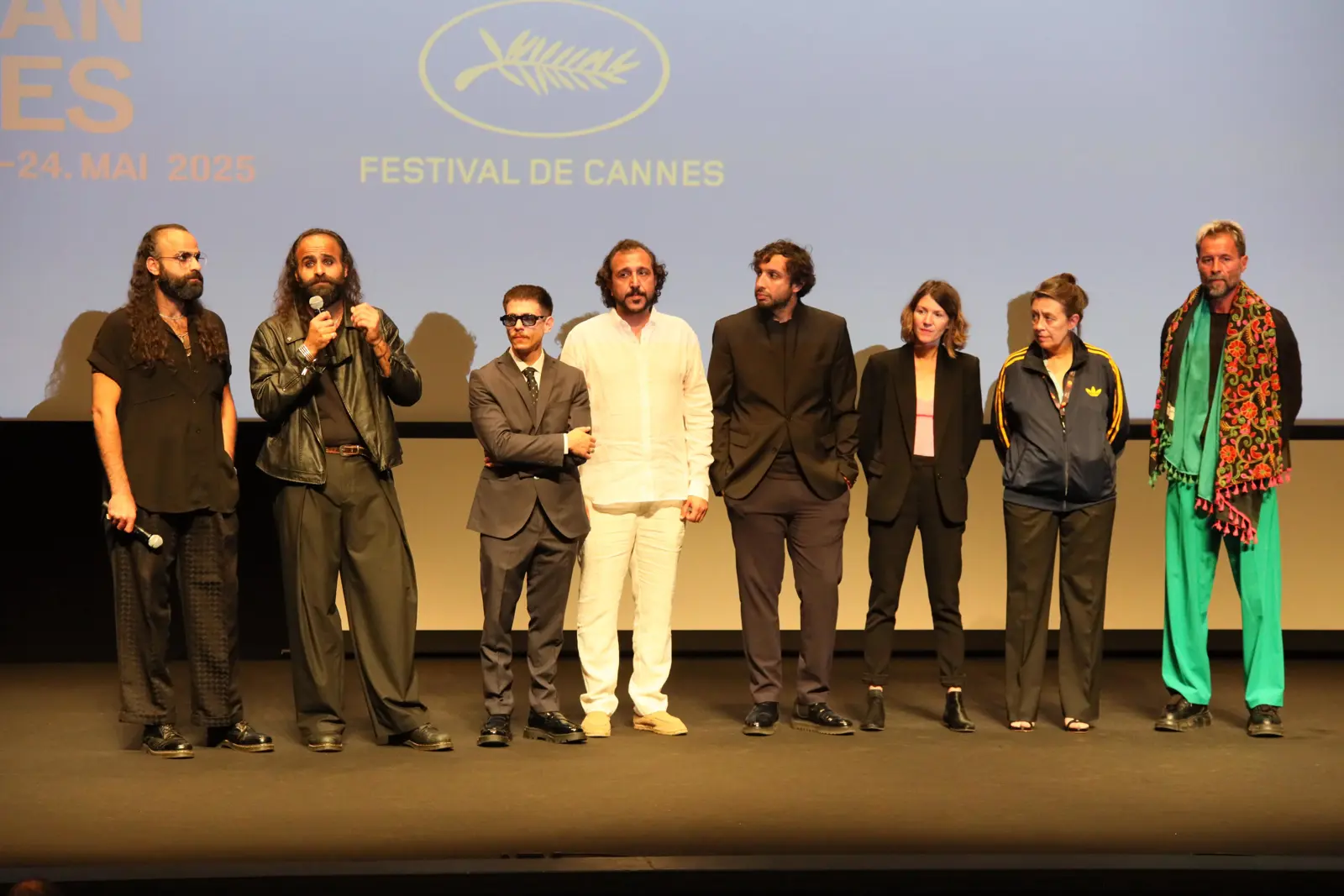 فريق عمل فيلم "كان يا ما كان في غزة"