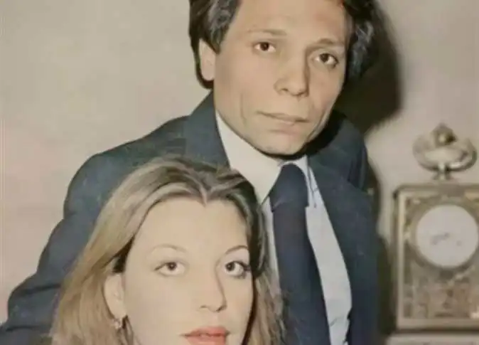 عادل إمام وزوجته