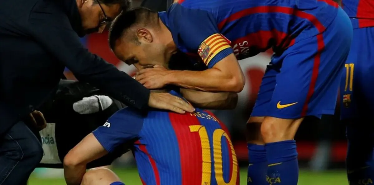 برشلونة يفقد ميسي 3 أسابيع للإصابة