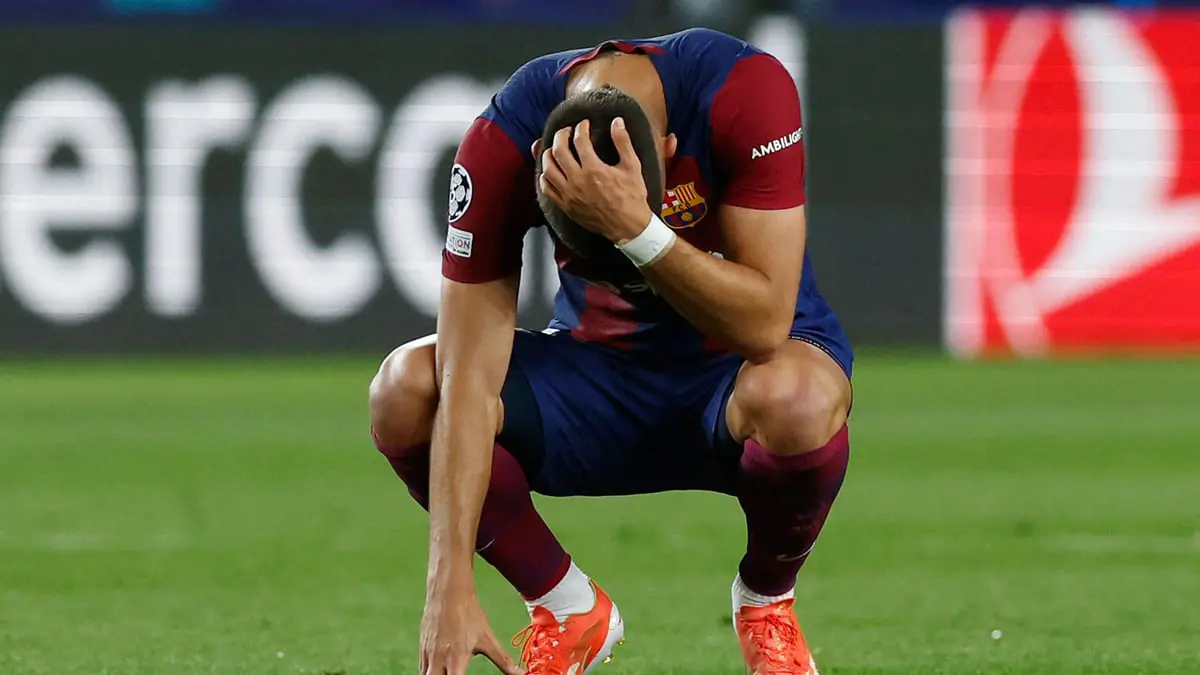 تقييم صادم للاعبي برشلونة أمام باريس سان جيرمان