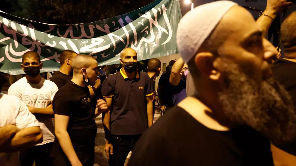 مظاهرة ضد ماكرون أمام مقر إقامة السفير الفرنسي في تل أبيب