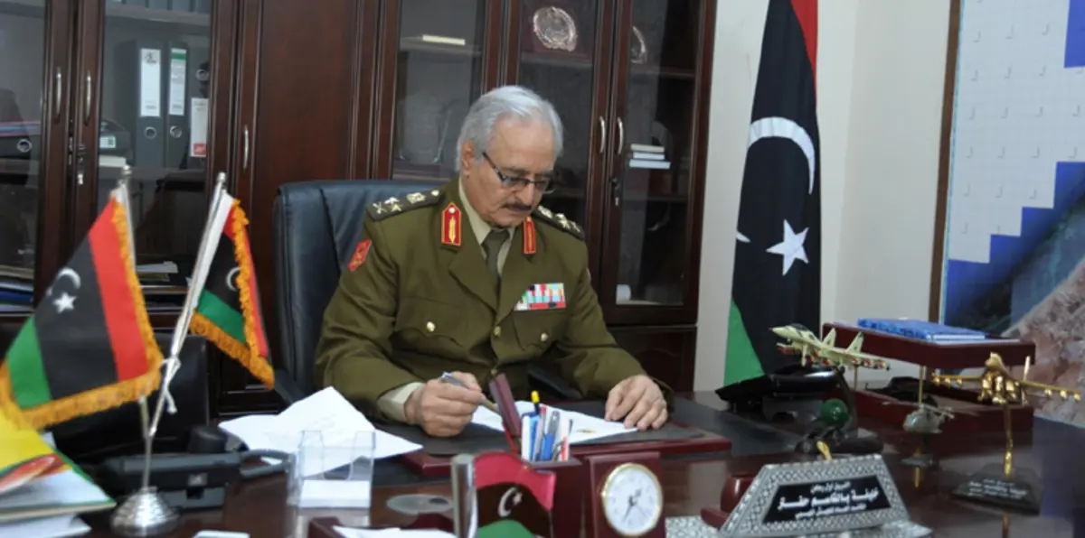 حفتر: الحدود المصرية الليبية مؤمنة بشكل كامل ومصر تراقبها برًا وجوًا 