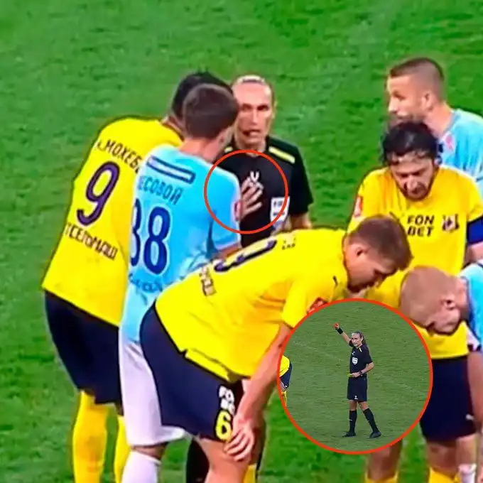 الحكمة فيرا أوبيكينا اللاعب الإيراني محمد محبي