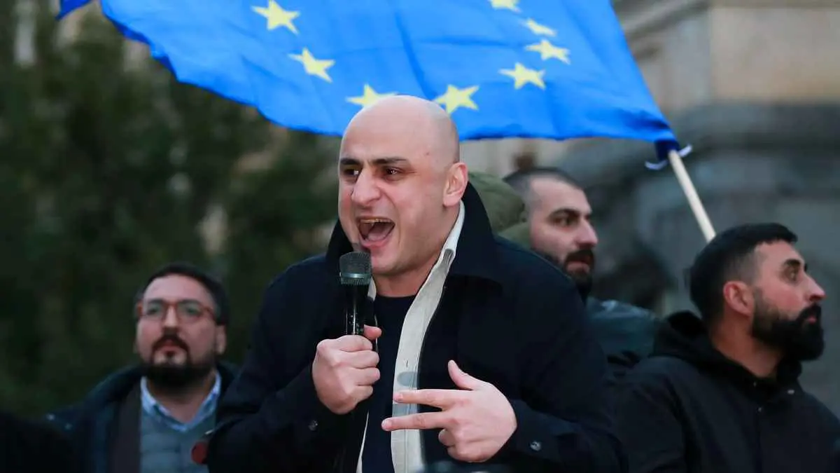 اعتقال زعيم معارض بارز في جورجيا