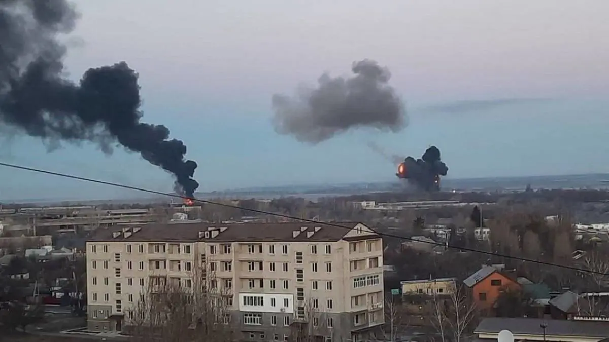 هجوم روسي بالطائرات المسيرة على "لفيف" غرب أوكرانيا 