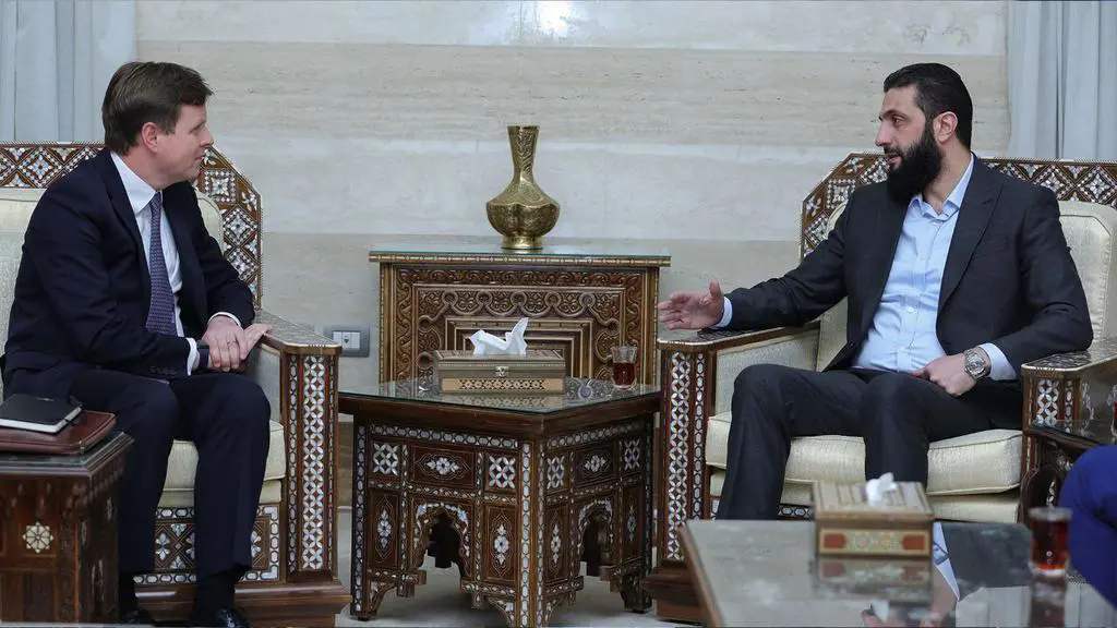 الجولاني مع موفد بريطانيا