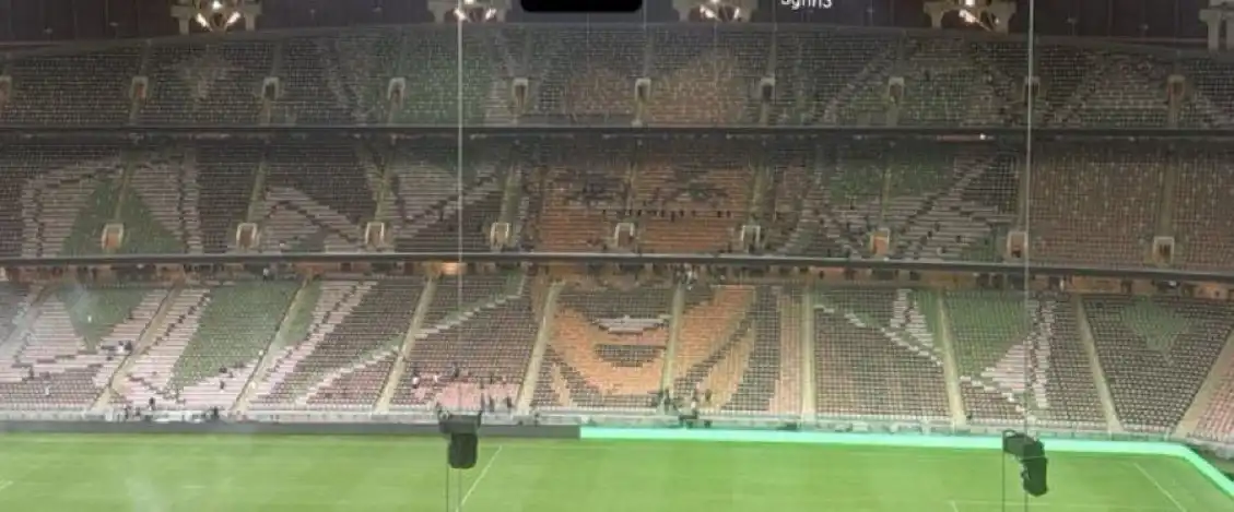 تيفو جماهير الأهلي في مباراة الهلال