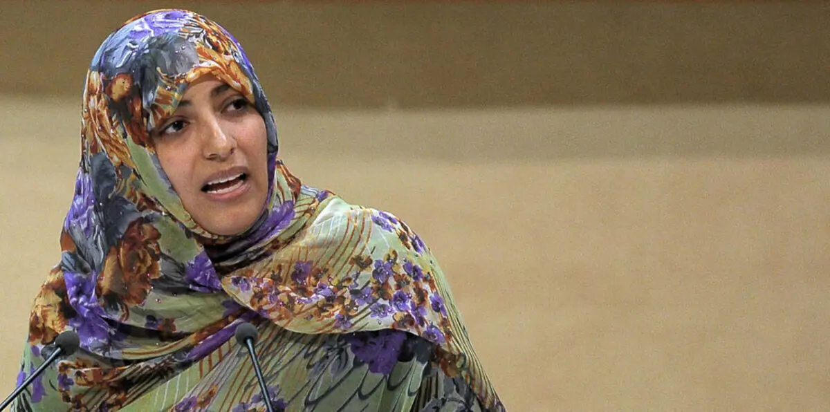 أول رد من الناشطة توكل كرمان على قرار حزب الإصلاح اليمني تجميد عضويتها