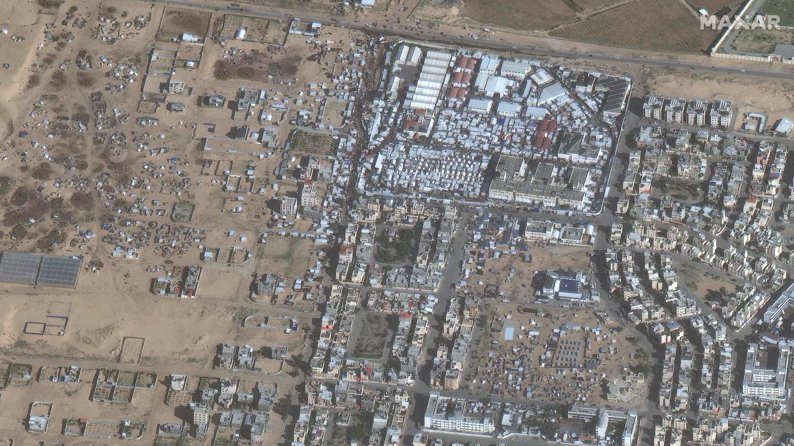 صورة أرشيفية لمنطقة خان يونس